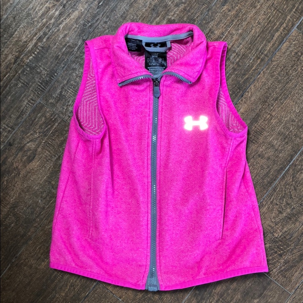 Hot pink Under Armour Zip Up